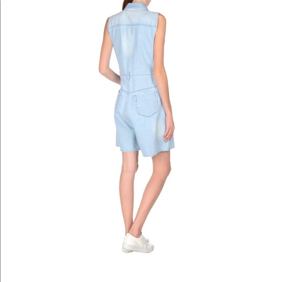 MM6 Maison Margiela Denim Overalls/Romper IT 40 or US 4 - Picture 5 of 5